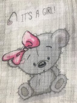 Plenka It's a Girl medvídek