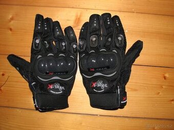 Rukavice textilní s chrániči Nové