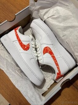 Nike Air force 1 Paisley Orange