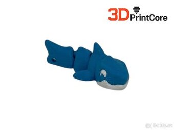 Flexi Mini Shark – pohyblivý model modri