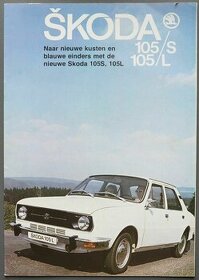 Škoda 105 S - 1977 - Prospekt - VÝPRODEJ