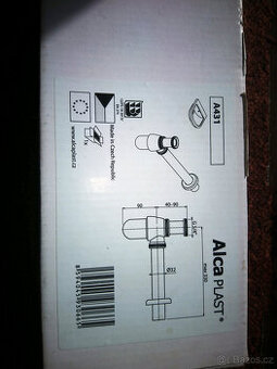 Umyvadlový sifon  AlcaPLAST A431