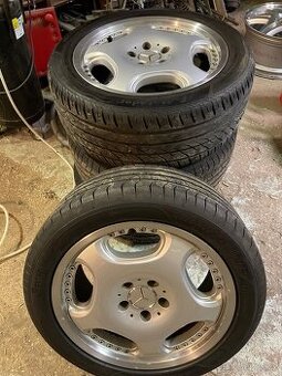 Alu kola Mercedes r17 5x112, letní pneu