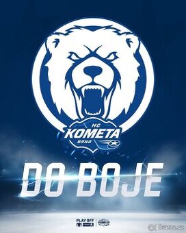 Koupím vstupenky na 6. finálový zápas Kometa Brno - Pardubic