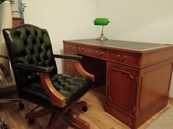 Luxusní otočné křeslo chesterfield - 1