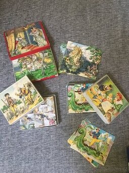 Staré dřevěné kostky - kubus velký a střední