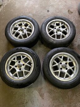 4x alu kola ENZO R15 rozteč 4x108 4x pneu Matador 205/60/R15 - 1
