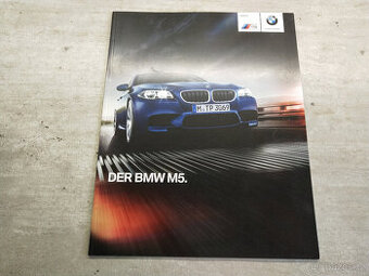 Prospekt BMW M5 F10 (2015), 46 str., motor 4,4 V8 412-423 kW