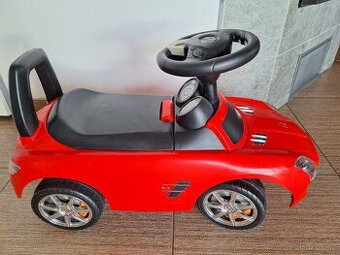 Odrážedlo auto Mercedes červený