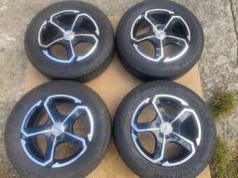Alu kola 5x100.r15.Letní pneu 195/65/15.Škoda,Vw,Seat,Audi.