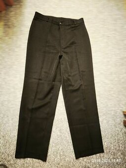 Společenské kalhoty černé