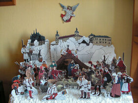 Vyřezávaný betlém středověký z Kutné Hory