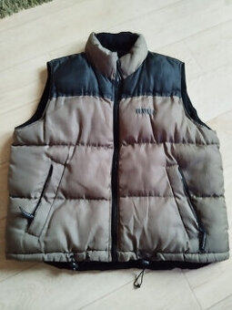 Oboustranná zimní vesta vel.M-L Kenvelo černohnědá