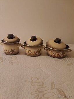 6 dílna sada smaltovaných hrnců -Madeira