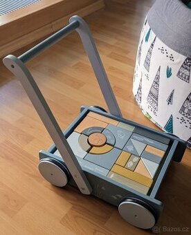 Vozíček Little Dutch s kostkami
