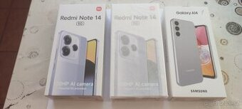 Mobilní telefony Xiaomi a Samsung Galaxy