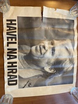 Havel na hrad - plakát s věnováním