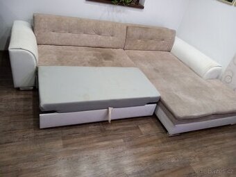 Rozkládací rohová sedačka