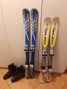 lyže dětské, přeskáče