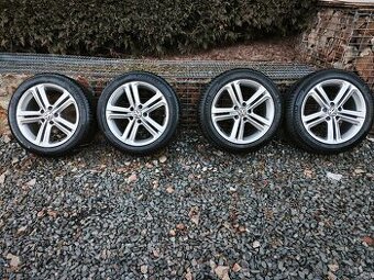 Alu kola vw 17"  5x112 7.5 j x 17 et47 letní pneu Michelin