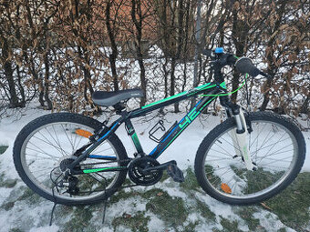 24" horské hliníkové kolo 4-Ever , rám 14" od 125 cm