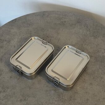 SET nerezových univerzálních krabiček na jídlo 850 ml – bez