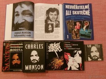 Charles Manson: CD Lie + sbírka knih.