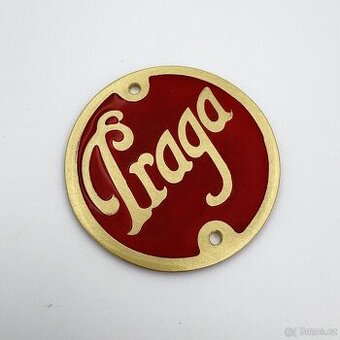 Znak Praga 45 mm – mosazný středový znak