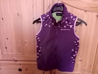 Dívčí softshellová vesta ALPINE PRO, vel. 152/158
