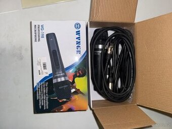 Mikrofon dynamický WG-198 celokovový s vypínačem