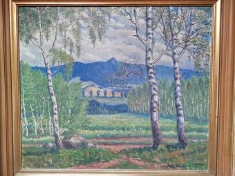 Obraz starý Ještěd