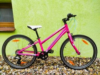 Značkové dětské dívčí kolo MERIDA 24" (růžová)