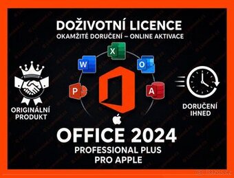 🔶 MS Office 2024 Pro Plus [CELÝ APPLE BALÍČEK] 🔔 DO 2 MIN