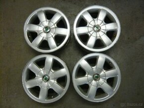 Škoda Alu 14x6J, 5x100, Disky 14, Hliníkové 14". -