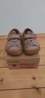 Dětské kožené boty barefoot vel. 27