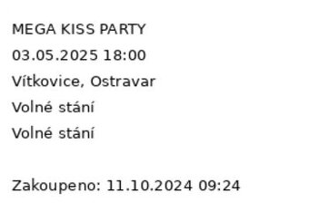 Evstupenka Kiss Ostravar aréna