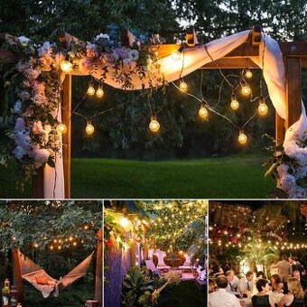 Led žárovkový řetěz 12 m