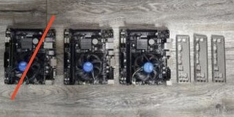 2 x GIGABYTE GA-H81M-S2V + CPU i5-4460 + RAM