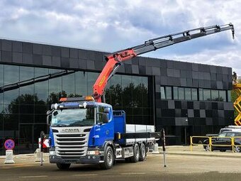 Scania G440 6x2 - valník s hydraulickou rukou Palfinger