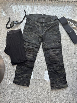 Nové taktické kalhoty XXL + pásek Cobra + nové spodky Arcter