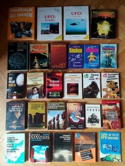 Sci fi knihy, záhady, Souček, Daniken, UFO a podobné