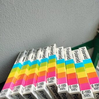VHS (videokazety): 9x Polaroid E-195