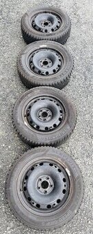 Zimní kola Škoda Fabia III,Rapid 5x100 R15 s pneu 185/60 R15
