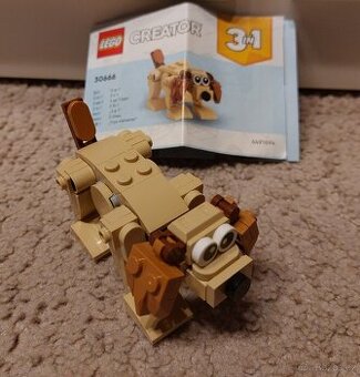 Lego Creator 3v1 30666 - Pes, lenochod a veverka