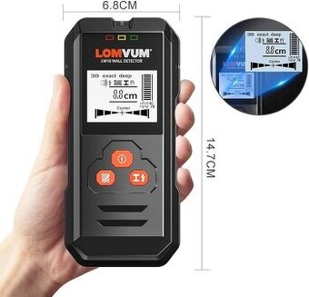 🛠️ Detektor ve zdi LOMVUM LW10 – nový, nepoužitý