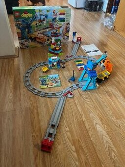 Prodám LEGO Duplo Vlaky + kostky