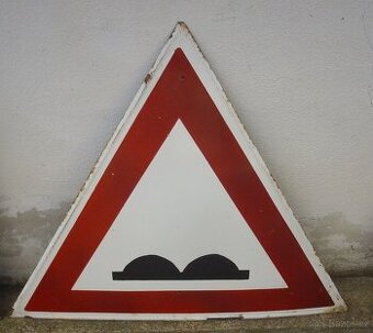 Stará smaltovaná cedule 70cm