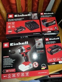 Prodám nový Aku rázový utahovák Einhell + 3 baterie a nabíje