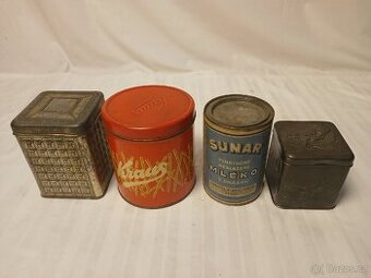 Starožitné reklamní plechovky 1
