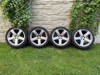 Porsche Macan 21" alu kola originál + zimní pneu Hankook